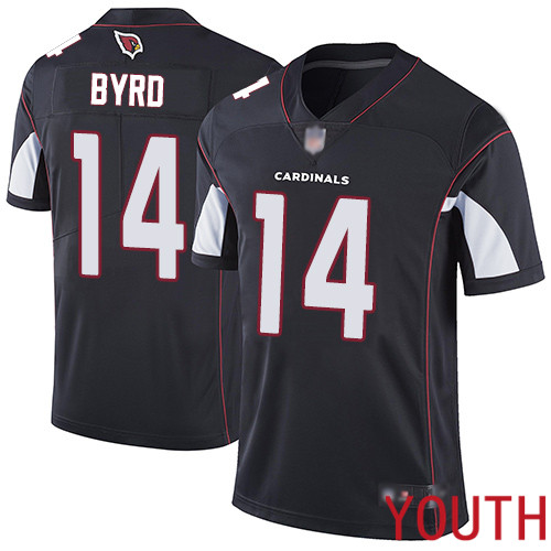 Arizona Cardinals Limited Black Youth Damiere Byrd Alternate Jersey NFL Football #14 Vapor Untouchable